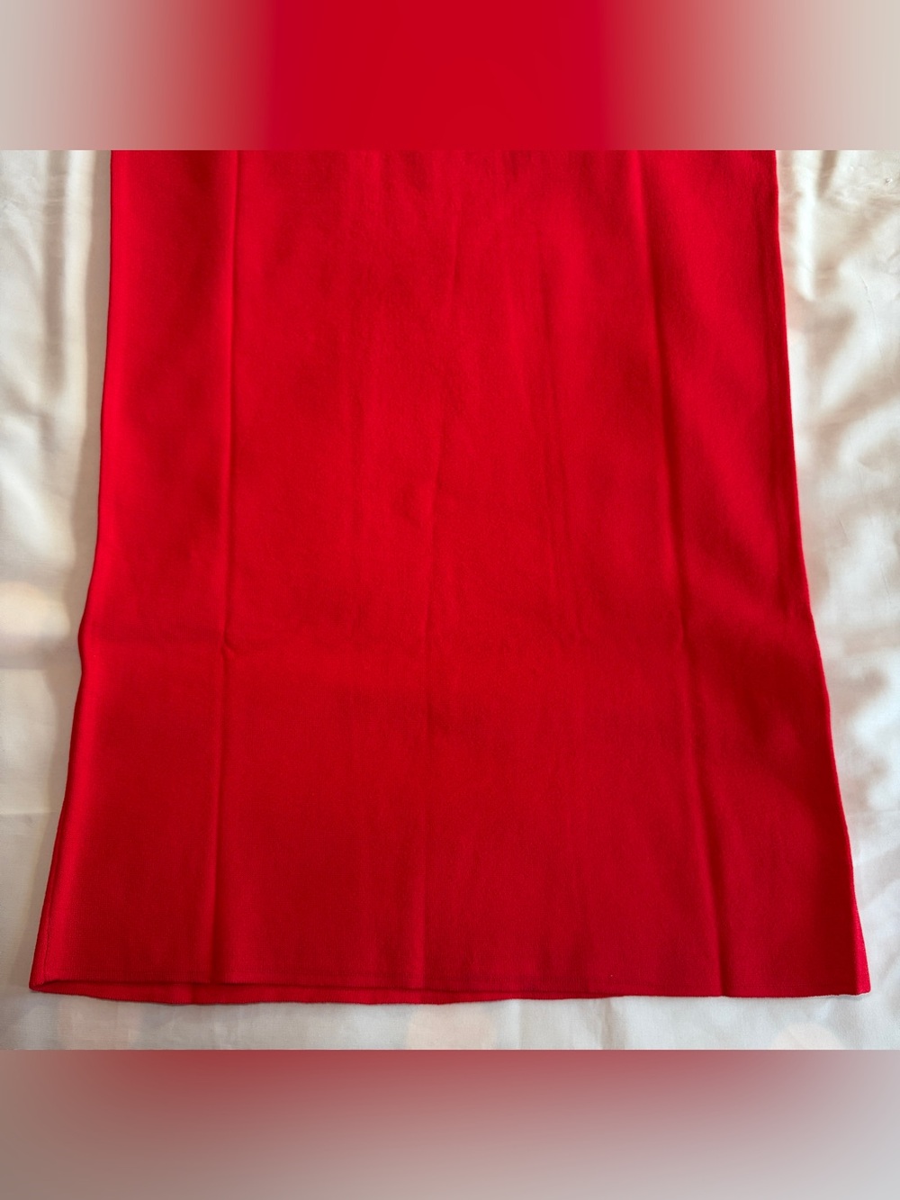 NEW! Staud- REINA DRESS RED ROSE Size Medium Embellished Neck Summer Halter - Picture 5 of 11